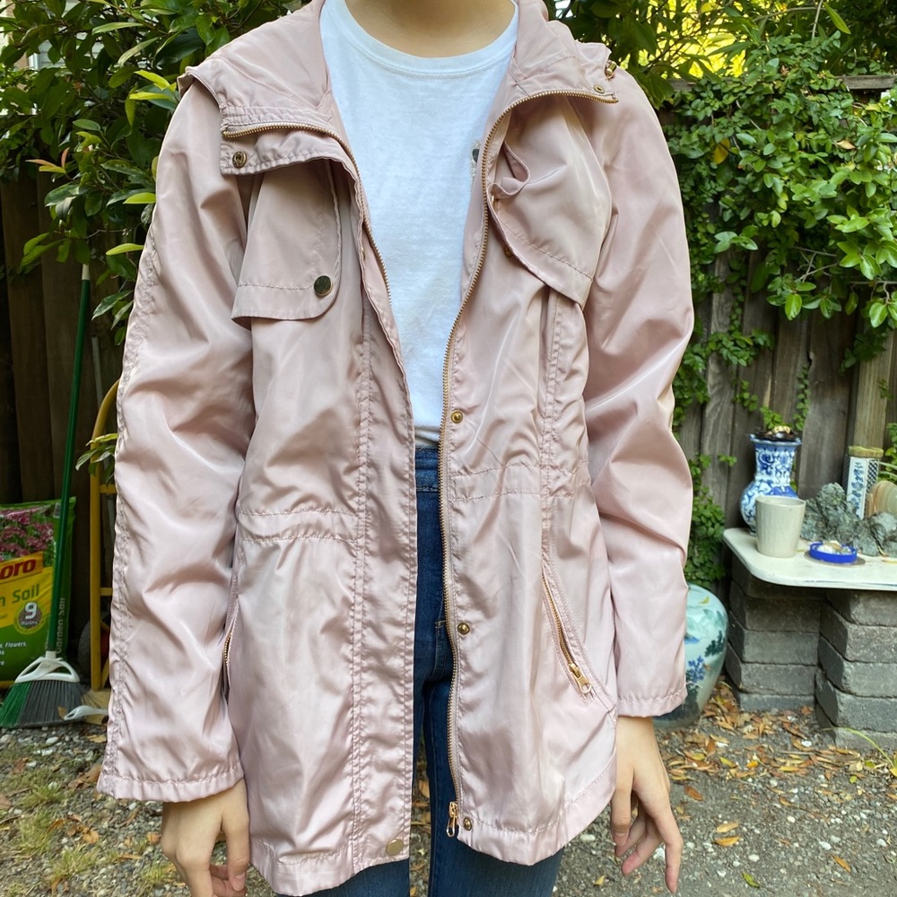 Pink windbreaker